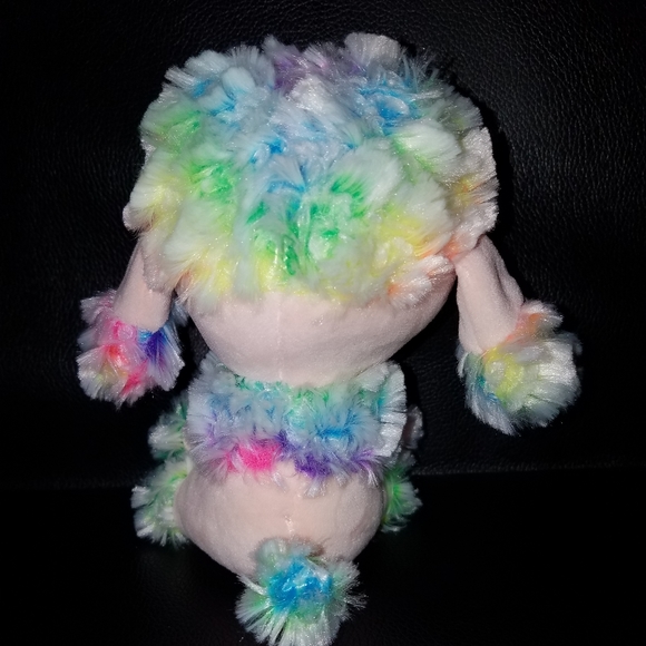 🤑5/$25 Ty Beanie Boos Rainbow Poodle - Picture 2 of 3